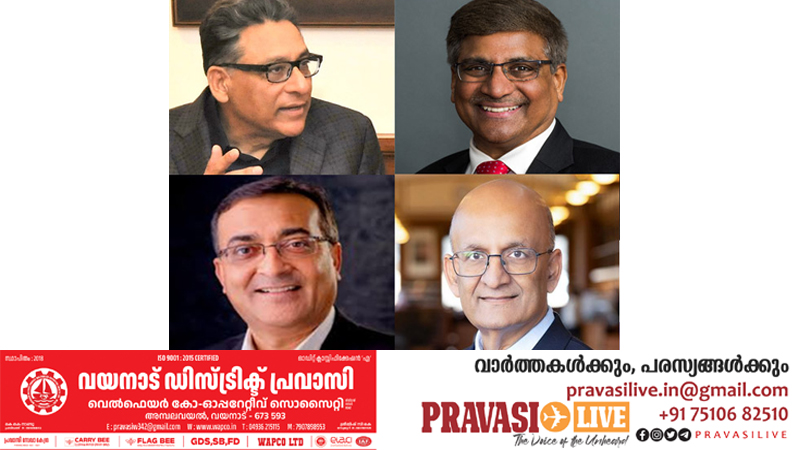 4 ഇന്ത്യൻ-അമേരിക്കക്കാർക്ക് പത്മ പുരസ്‌കാരങ്ങൾ