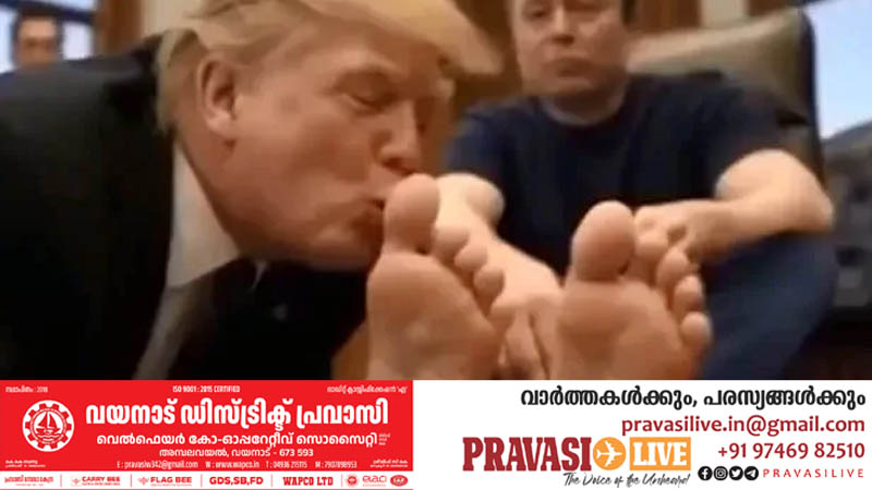 ‘രാജാവ് നീണാൾ വാഴട്ടെ’; ഇലോൺ മസ്കിന് ട്രംപിന്റെ വക പാദസേവ?